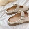 Baotou half slippers women's new outer wear with skirt sandals one pedal non-slip Mary Jane single shoes