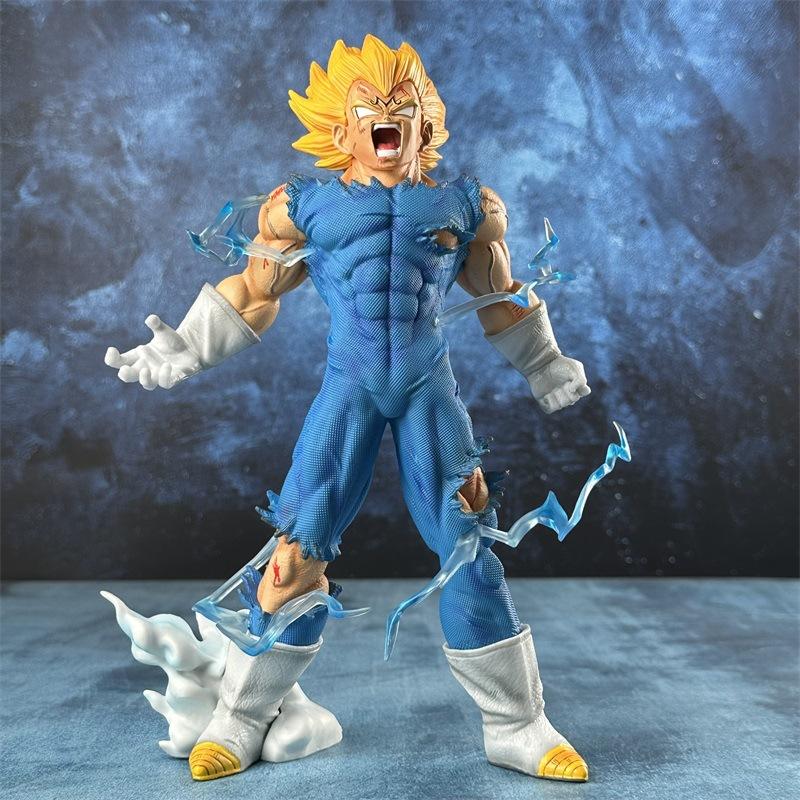 

Dragon Ball Z 27cm Majin Vegeta Anime Figure Self-destruct Super Saiyan Action Figures Pvc Statue Figurine Model Toys Gift