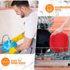 Non-stick Silicone Air Fryer Liners Mould Liners Fried Chicken Accessories Square Silicone Pot Soft Reusable Silicone Mold