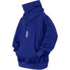 Jiye Trendiges Herbst-Kapuzen-Sweatshirt für Herren, hoher Kragen, locker, lässig
