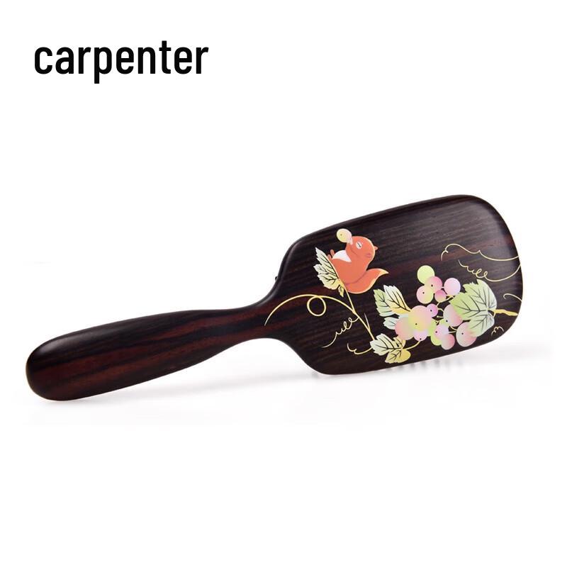 Tan Mujiang Sandalwood Air Cushion Comb Gift Set