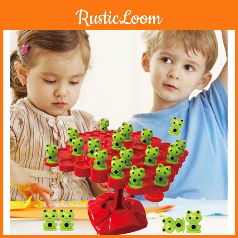 Interactive Frog Balance Tree Desktop Toy For Kids Enhances Motor Skills And Intelligence