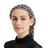 Pärlstickad Hålnätshalsduk Hårnät Håraccessoarer Elastisk Halsduk Dam