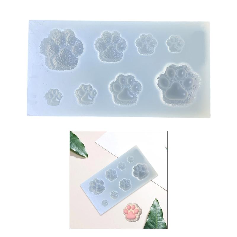Silicone Kitten Claw Mold Multi Purpose Craft for Resin Epoxy Candle Soap Handmade Jewelry Decoration Easy Release