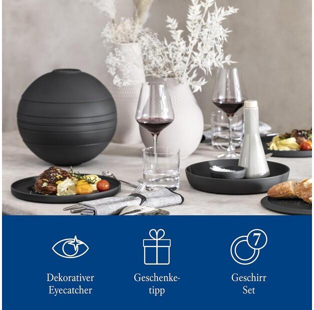 Посуда Villeroy & Boch Iconic La Boule чёрная, 7 предметов (1016659094)