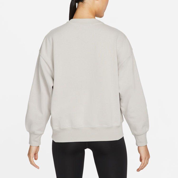 Jordan Sweatshirts Women's Light Iron Ore Gray Crew Neck Thickened Regular DM5190-012