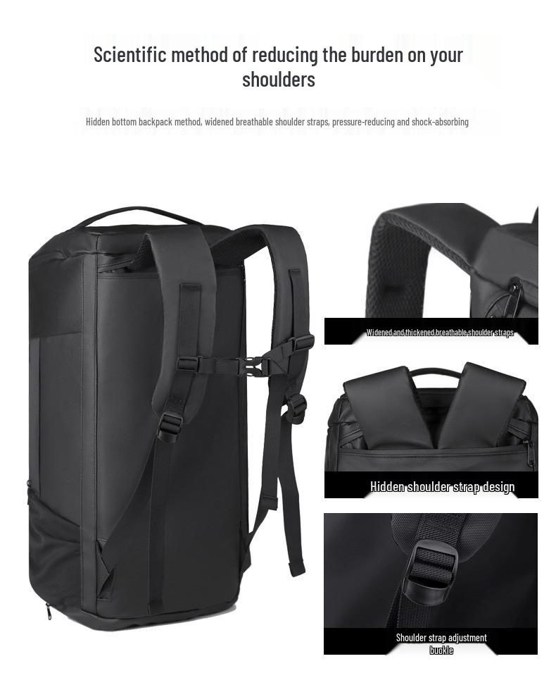Unisex Travel and Gym Bag with Shoe Compartment, Wet/Dry Separation, Large Capacity for Short Trips and Sports.