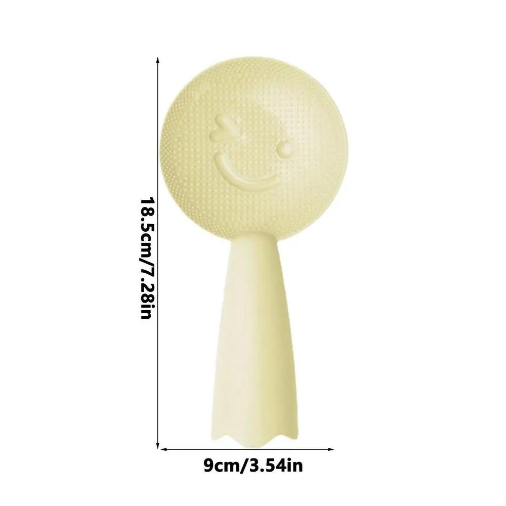 Бытовая Полукруглая Ложка-лопатка для риса Пластиковая Антипригарная Лопатка для варки риса Ложка для риса с длинной ручкой Пластиковая Для кухни