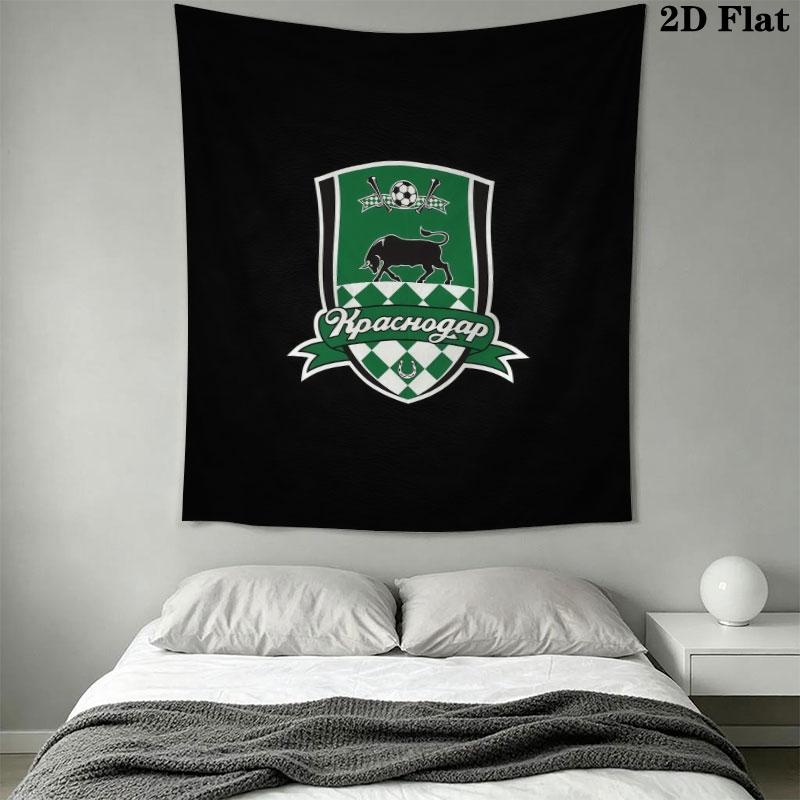 FC Krasnodar Glory Wall Hanging Printed Fabric Blanket Decorative Tapestries for Bedroom Living Room Home Decor