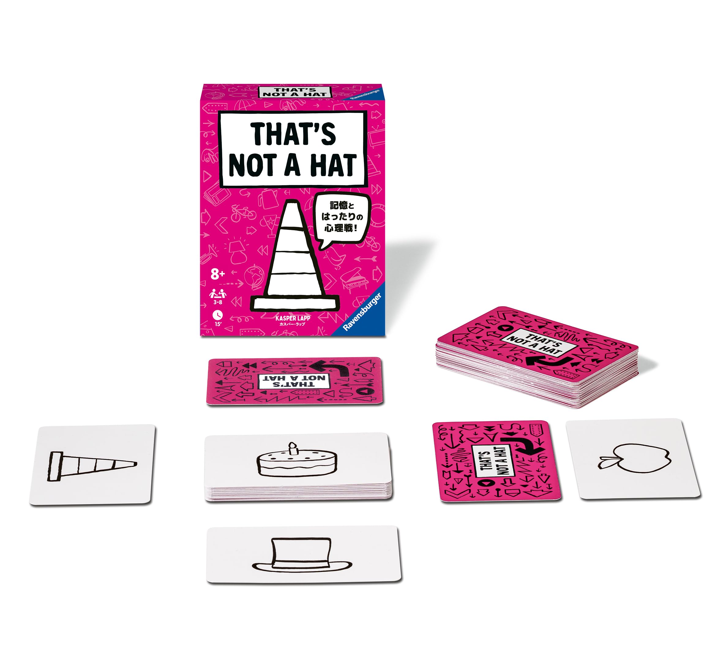 

Карточная игра Ravensburger. Не японская версия. Игровой стол 22676 4. Вот это шляпа! (Карточная игра)