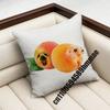 For Throw Pillow Case Sham 45X45Cm 35X35Cm Square Bedroom Seals Fruit Cute Seal Sea Meme Pillowcase Cushion Cover