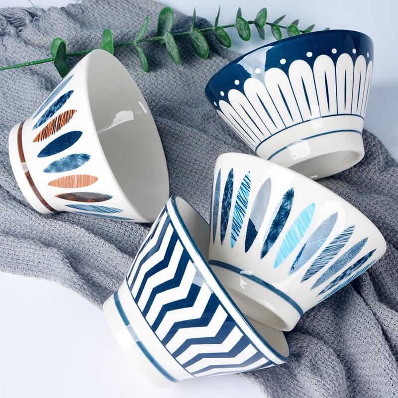 Jin Ming Li Japanese Style Dou Li Bowl Set