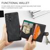 Für Samsung Galaxy A53 5G Hülle Leder Handy Rückseite Magnetisch Abnehmbare Kartentasche