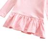 Korean Style Girls' Cartoon Long Sleeve Princess Dress - Mesh Skirt (Spring & Autumn 2026)