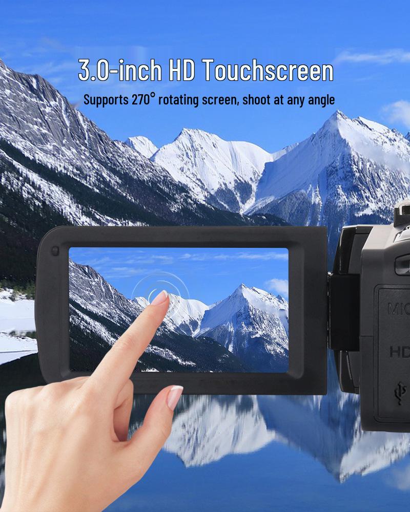 4K 56MP WiFi Digital Camcorder for Weddings & Live Broadcasts