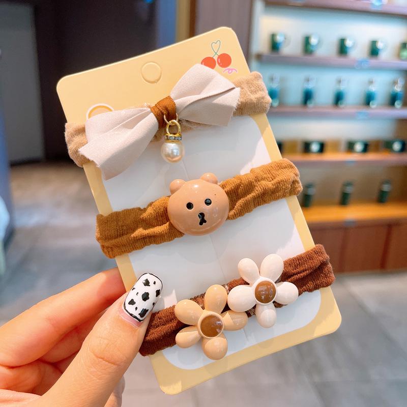 

Корейские резинки для волос цвета кофе с молоком: Прочные, Высокоэластичные, Не повреждающие волосы аксессуары для женщин.