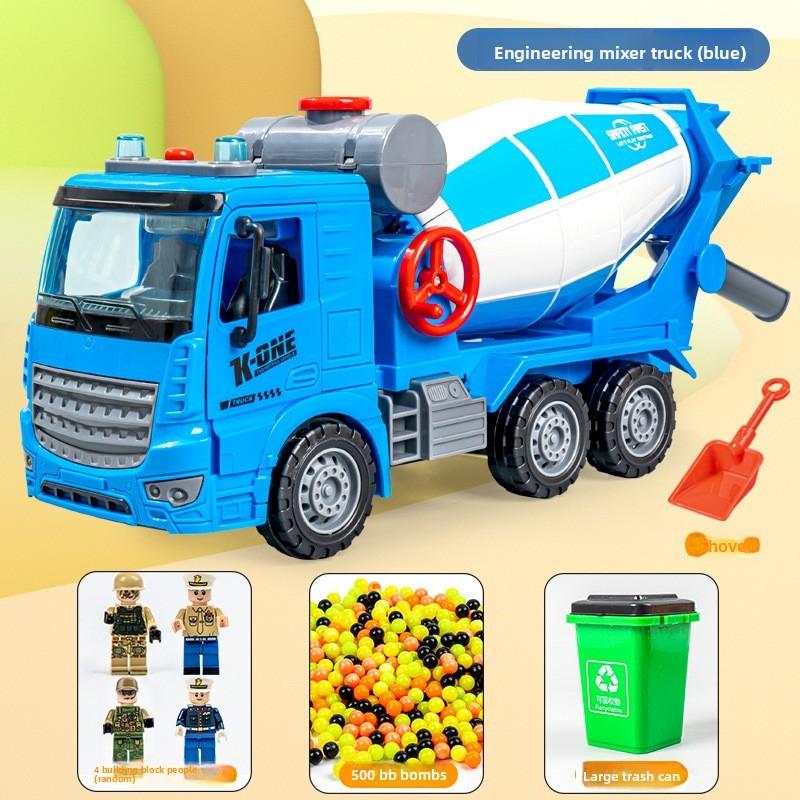 Engineering Construction Toy Vehicle With Flashing Lights And Music For Kids Playtime