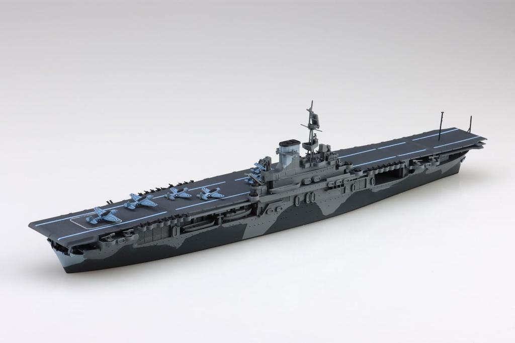 Aoshima Bunka Kyozai Waterline US Navy Aircraft Carrier Wasp Scale Plastic Model (AOSHIMA) 1/700