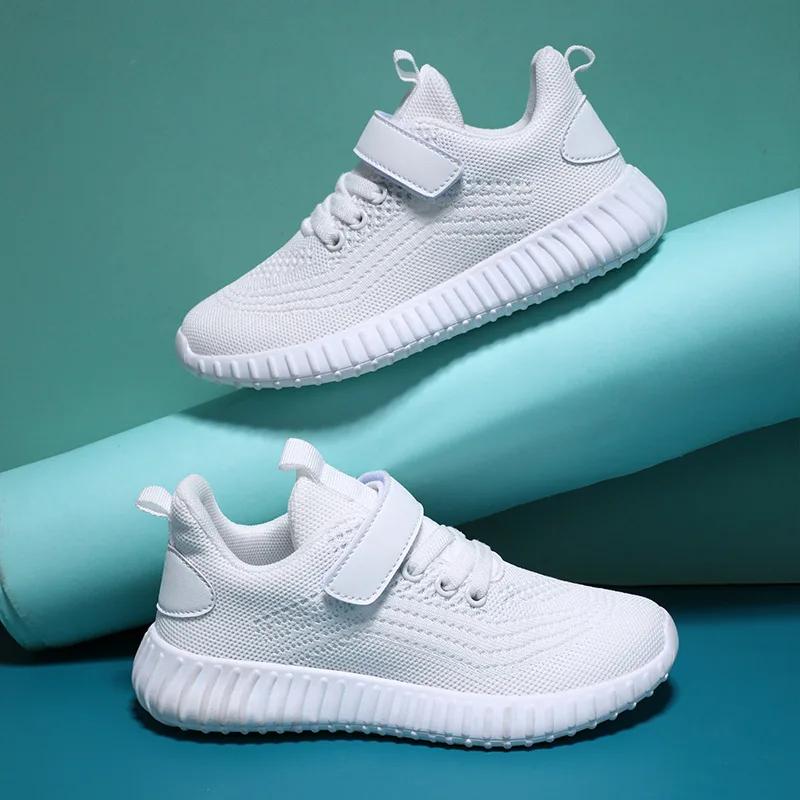 

New Style Men Shoes Comfort Breathable Soft Soled Sports Shoes Fashion Versatile Antiskid Casual Running Shoes Niño 28 белый