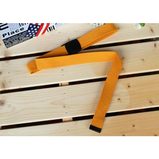 Iron-Free Nylon Canvas Women'S Belt, Plastic Buckle Simple Belt