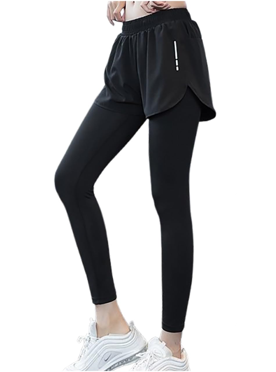 

Леггинсы с поддержкой для занятий спортом, бега и больших размеров, для йоги, искусственные, удобные в движении, черные, M-Sing, женские шорты, брюки, брюки, весна, лето, осень, чёрный