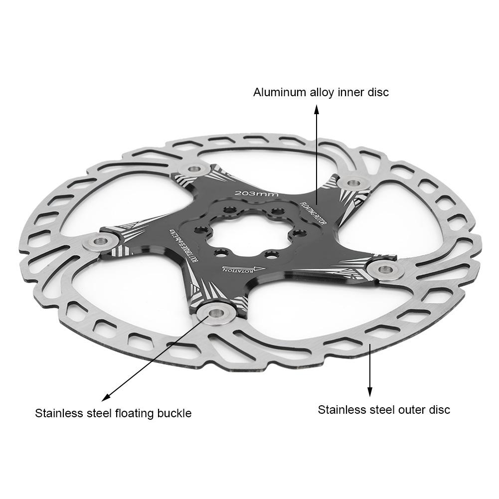 Quality Metal Mountain Bike 203mm Five Nail Disc Brake Brake Pad Disk