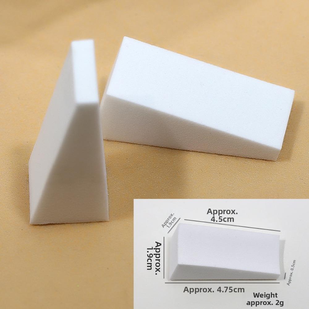 5Pcs White Triangle Makeup Sponge Gradient Effect Manicure Sponge Set  Manicure Tools