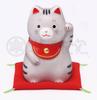 Yakushi Kiln Lucky Welcome Maneki Neko Sabatora (Medium) [7886] Auspicious Charm Figurine Interior Decor