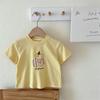 Kids Clothes Printed Tshirts Summer Simple Fashion Children T-shirt Tops Short Sleeved Crewneck Girl Boy Loose T Shirt