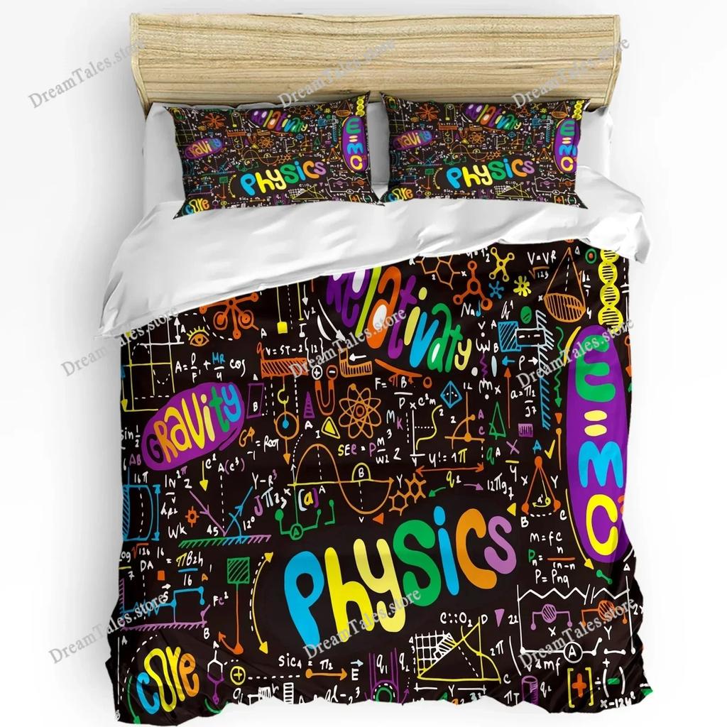 New Chemical Formula Illustration Duvet Cover Bed Bedding Set Home Textile Quilt Cover Pillowcases Bedroom Bedding Set No Sheet