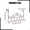 over The Door Hooks 7 Bathroom Accessories Storage Hanger Hook Coat for Hanging