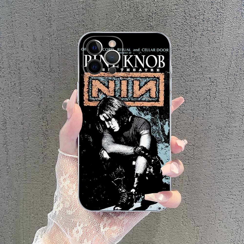 

Industrial Rock Nine Inch Nails Band For IPhone 17 16 16e 15 14 13 12 11 Pro Max Mini Plus Phone Case iPhone 17 Air