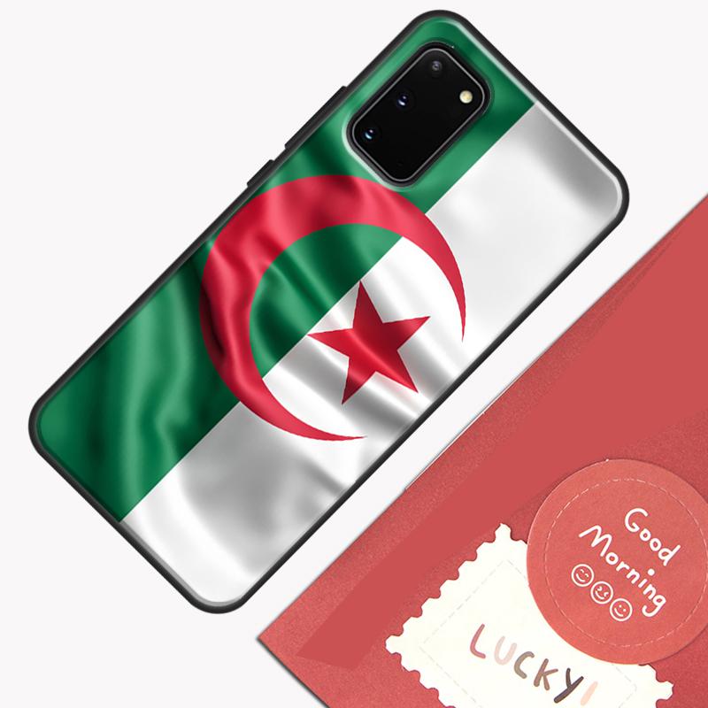 Flag Of Algeria Phone Case For Samsung Galaxy S26 S25 S24 S20 S21 S22 S23 Ultra S10 Plus S25 FE Cover Shell