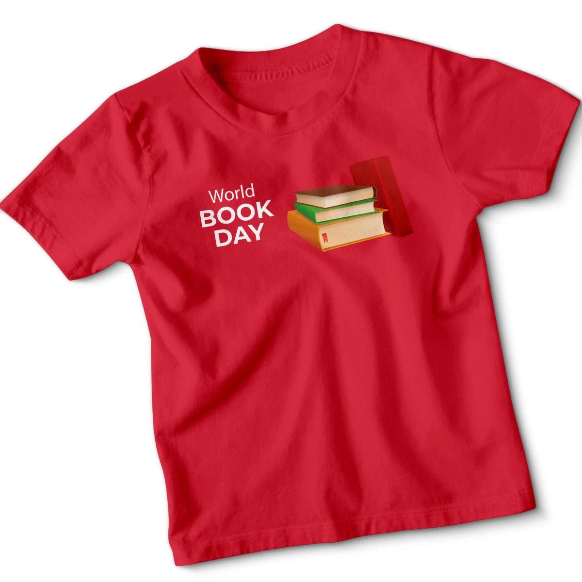 

World Book Day Kids T Shirt Book Day Reader Adventures Tee Celebrate 110