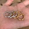 Elegant Adjustable Open Ring With Zircon Stones For Women Stylish Copper Design