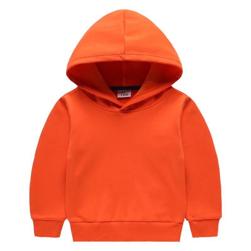 New Style Velvet-Enhanced Hooded Sweatshirt Two-Piece Set for Boys and Girls - Thick Warm Clothing for Autumn and Winter