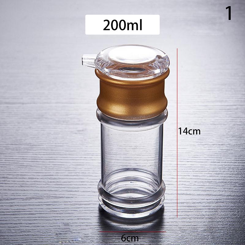 Acrylic Soy Sauce Bottle Large-capacity Sealed Seasoning Pot Multifunctional Leak-proof Vinegar Oil Bottle Kitchen Utensils Tool