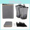 Large Foldable Storage Bin With Lid Nonwoven Fabric Or Bamboo Fabric Covered Storage Organizer Box