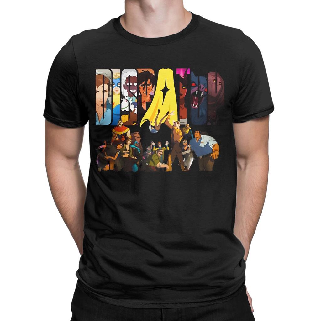 Graphic Printed Dispatch Video Game T Shirt For Unisex  100% Cotton Tee Shirt Short Sleeve Tops
