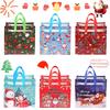 6/12Pcs Multifunctional Non-Woven Christmas Bags for Gifts Wrapping Shopping - Treat Bags with Handles, Xmas Party Supplies