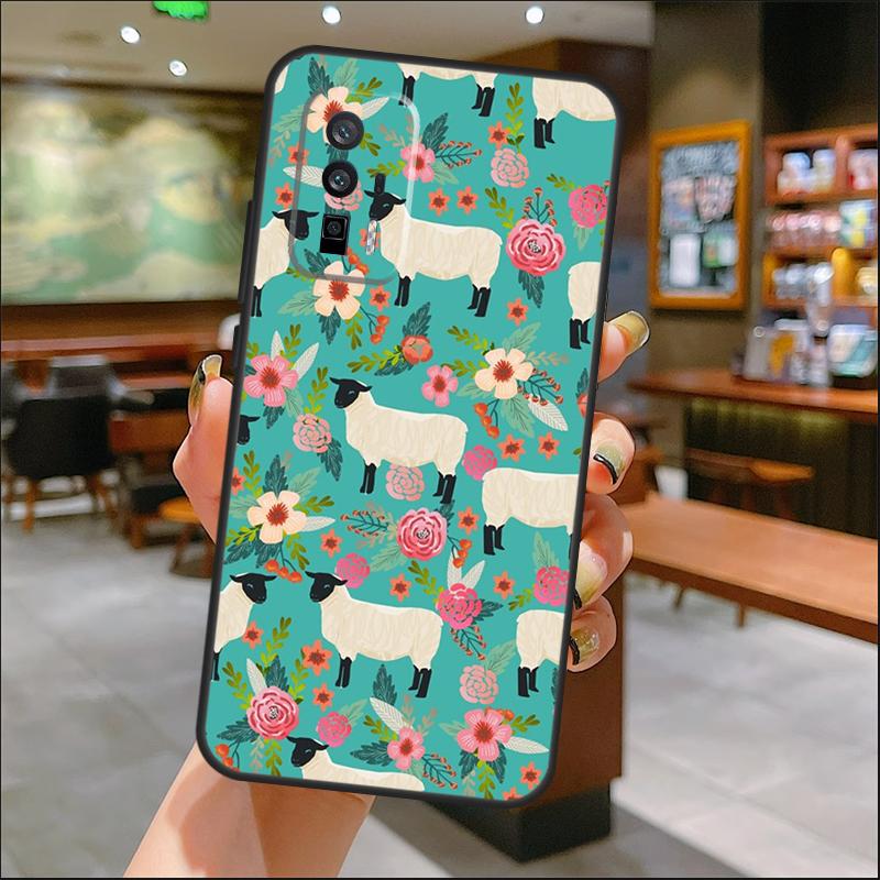 

Cartoon Sheep Case For Xiaomi 14T Pro 13T 11T 12T 13 14 15 Ultra POCO X7 Pro X3 X5 X6 M6 F5 F6 Pro Cover Xiaomi 13