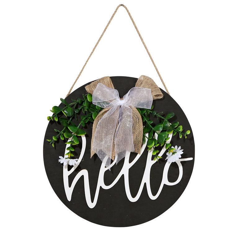 ZAKKA Wooden Welcome Sign for Shop Entrance & Restaurant Decor - Wall Pendant 1529