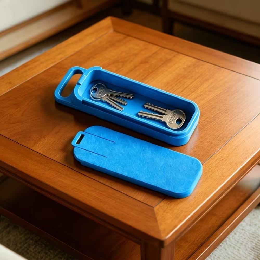 2pcs Portable Storage Case Mini Storage Box Plastic Sliding Lid Small Item Container Handle Multicolor Small Storage Box