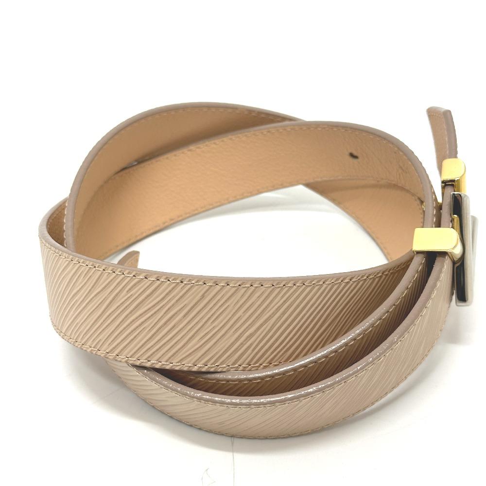 Louis Vuitton M9362 Ceinture Twist LV Buckle Slim Belt Epi Leather Beige