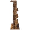 Magazine Rack Smoked Oak 70 x 41 x 126 cm Engineered Wood