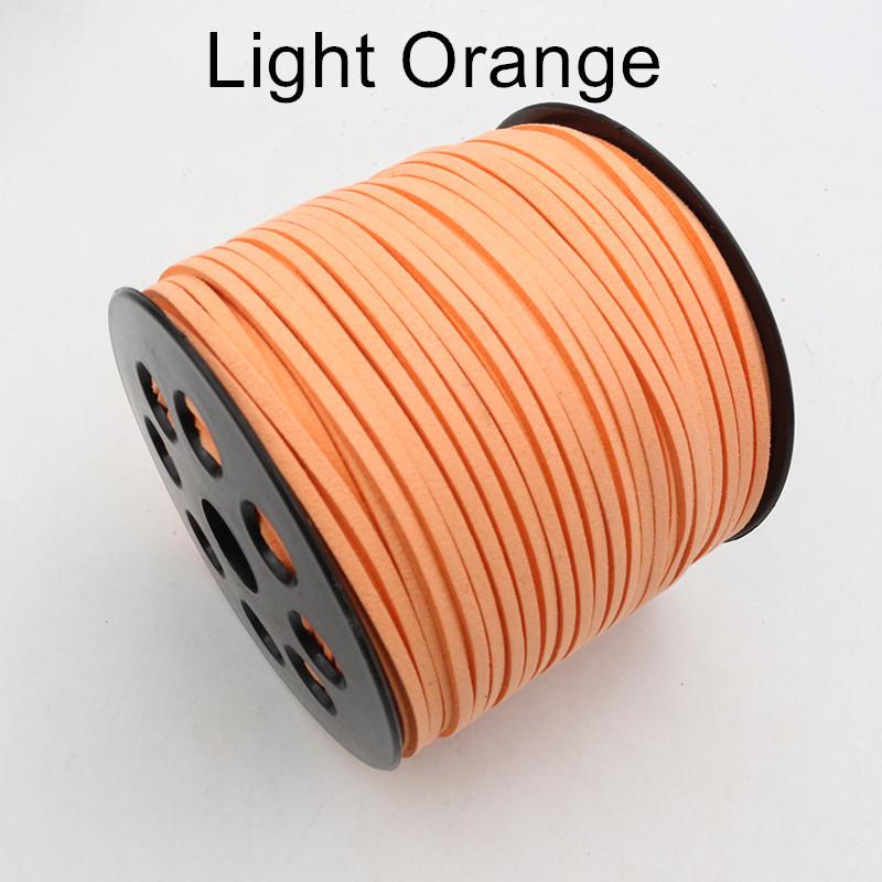 10m Double-Sided Velvet Cord, 2.5mm for DIY Pendant, Bracelet, Necklace Making