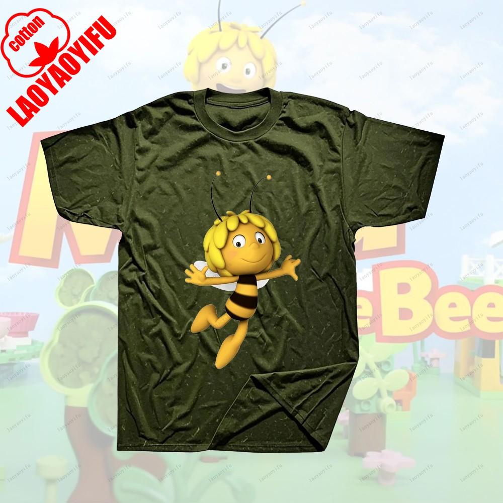 Maya The Bee Movie Cartoon Character T-shirts Cartoons T Shirt for Fitness Training Jogging Outdoor Activities