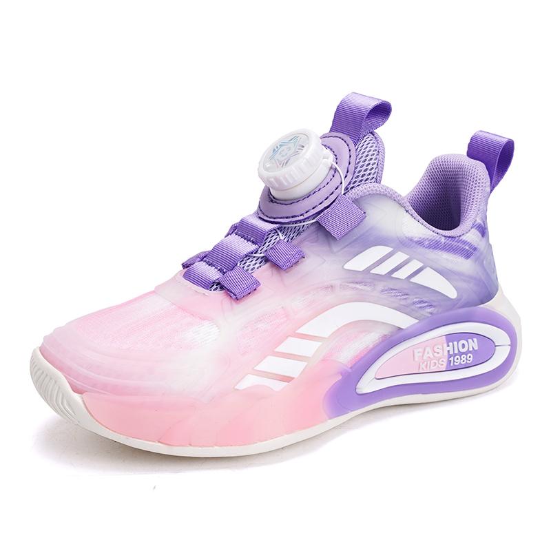 

Hot Selling Kids Sport Shoes For Boys Running Sneakers Casual Sneaker Breathable Mesh Children Fashion Shoes Light Walking Shoes 39 фиолетовый