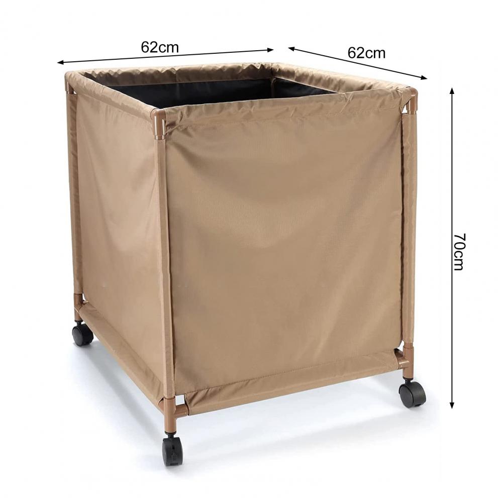 Swimming Pool Storage Box with 4 Swivel Casters Large Capacity Easy Assembly Storage Basket Swimming Balls Floats Toys Container