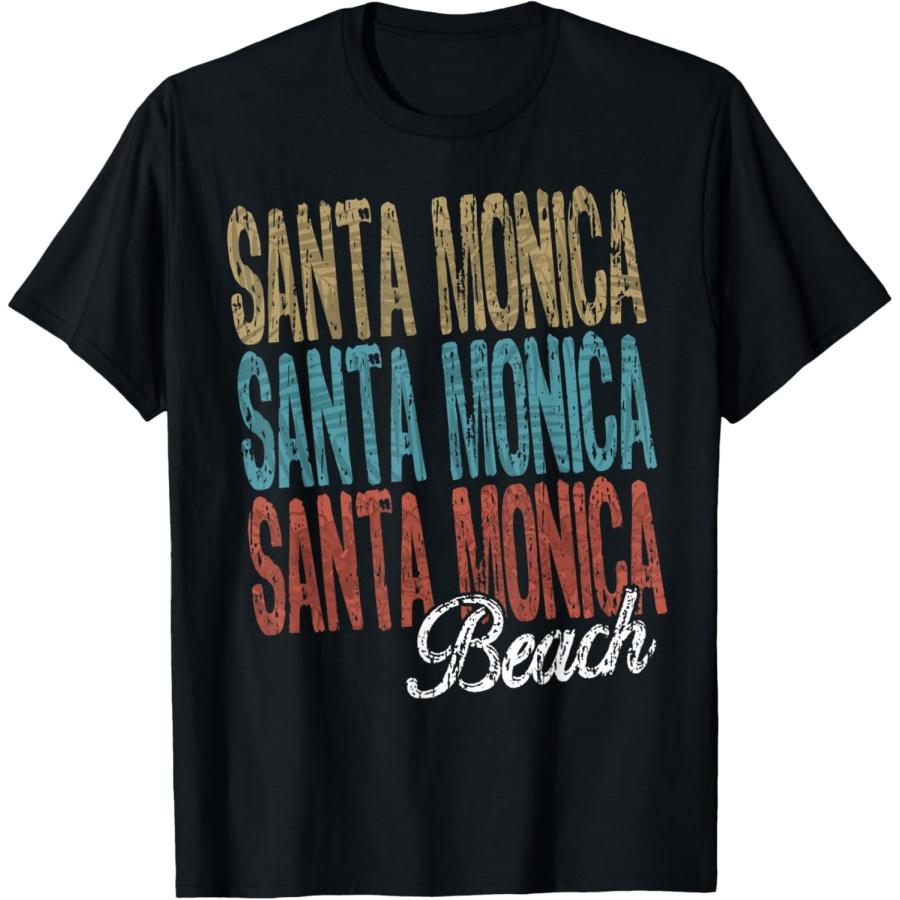 SANTA MONICA BEACH Three Tone Palm T-Shirt XXXXXL чёрный